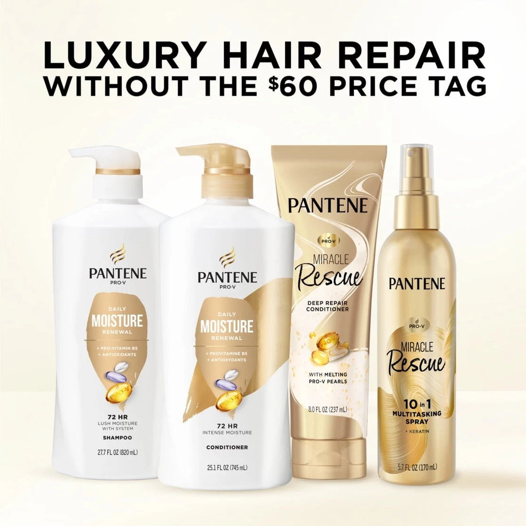 Pantene Pro-V Daily Moisture Renewal Shampoo, 27.7 oz Pack of 2